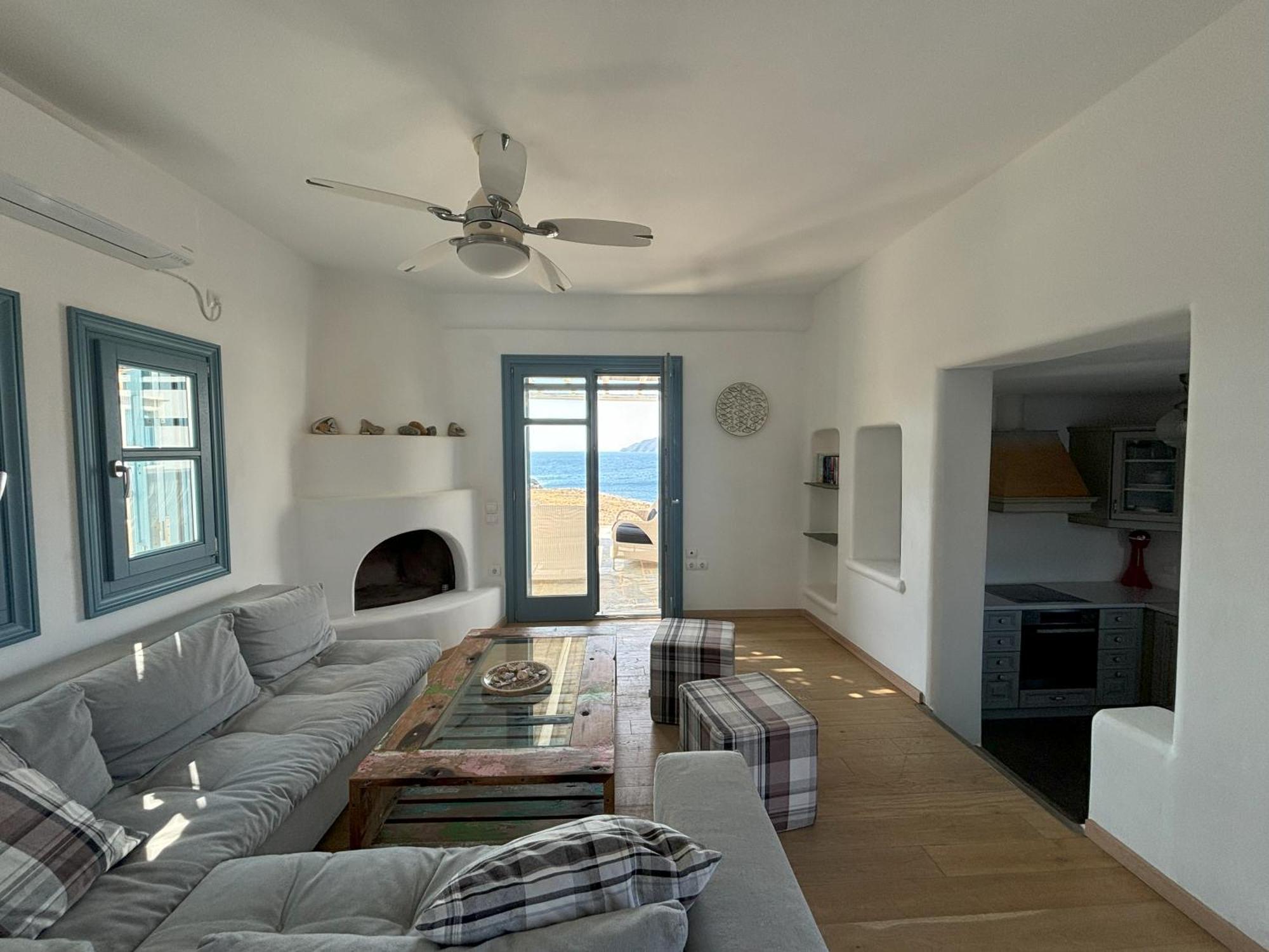 Almyra Yellow Villa Kíthnos Esterno foto